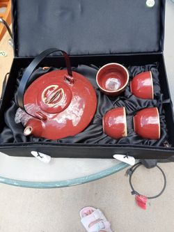 Brand New Ceramic/ Glass Tea Set