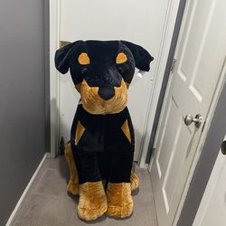 Rottweiler Stuffed Animal - Jumbo Size