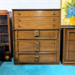 Mid Century Highboy By Basset