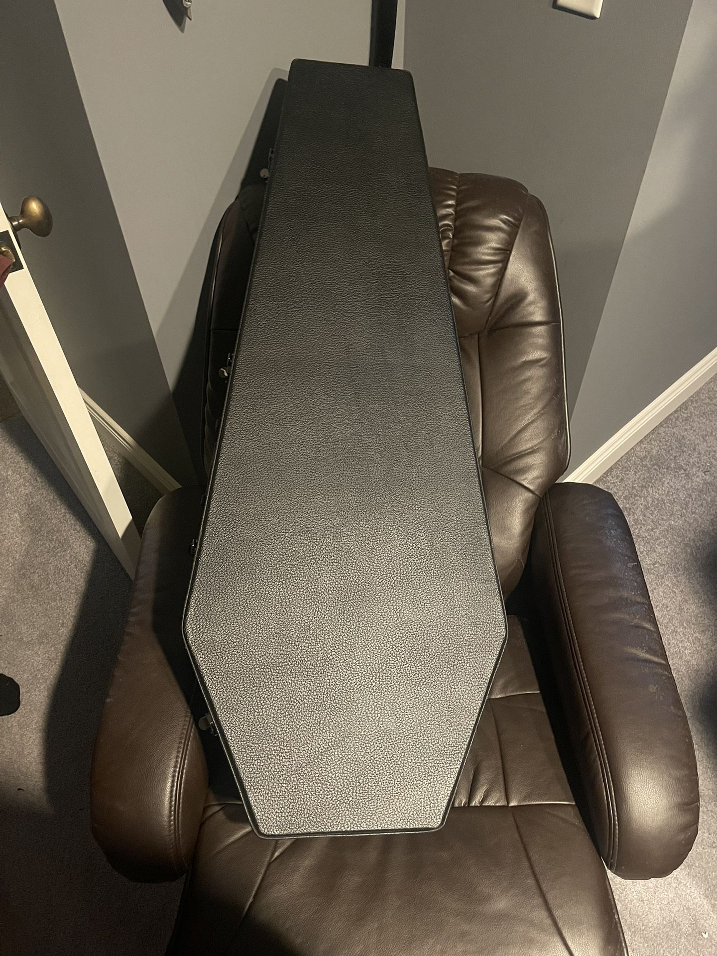 Schecter Demon 6 Guitar In Rare Johnny Coffin Case.