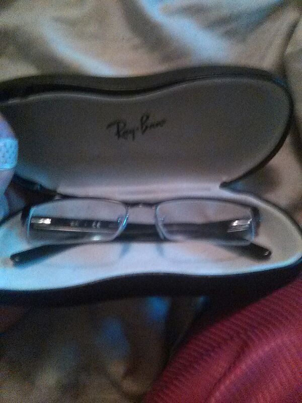 Raybans RB6182 2502 53-17-140 black rimless