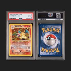 Base Set Charizard PSA 8