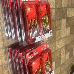 MILWAUKEE RED HELIX TITATIUM (23)DRILL BITS SET