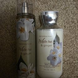 bath and body works White tea and ginger 