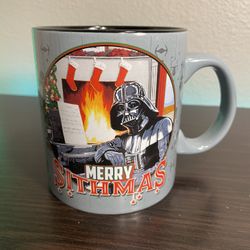NWOT Star Wars Darth Vader Merry Sithmas Christmas 20 oz Ceramic Mug 4.3" 2021