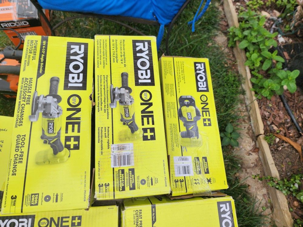 18v Ryobi One+ Grinder New In Box $50 Pex Tool New Only Tool $130