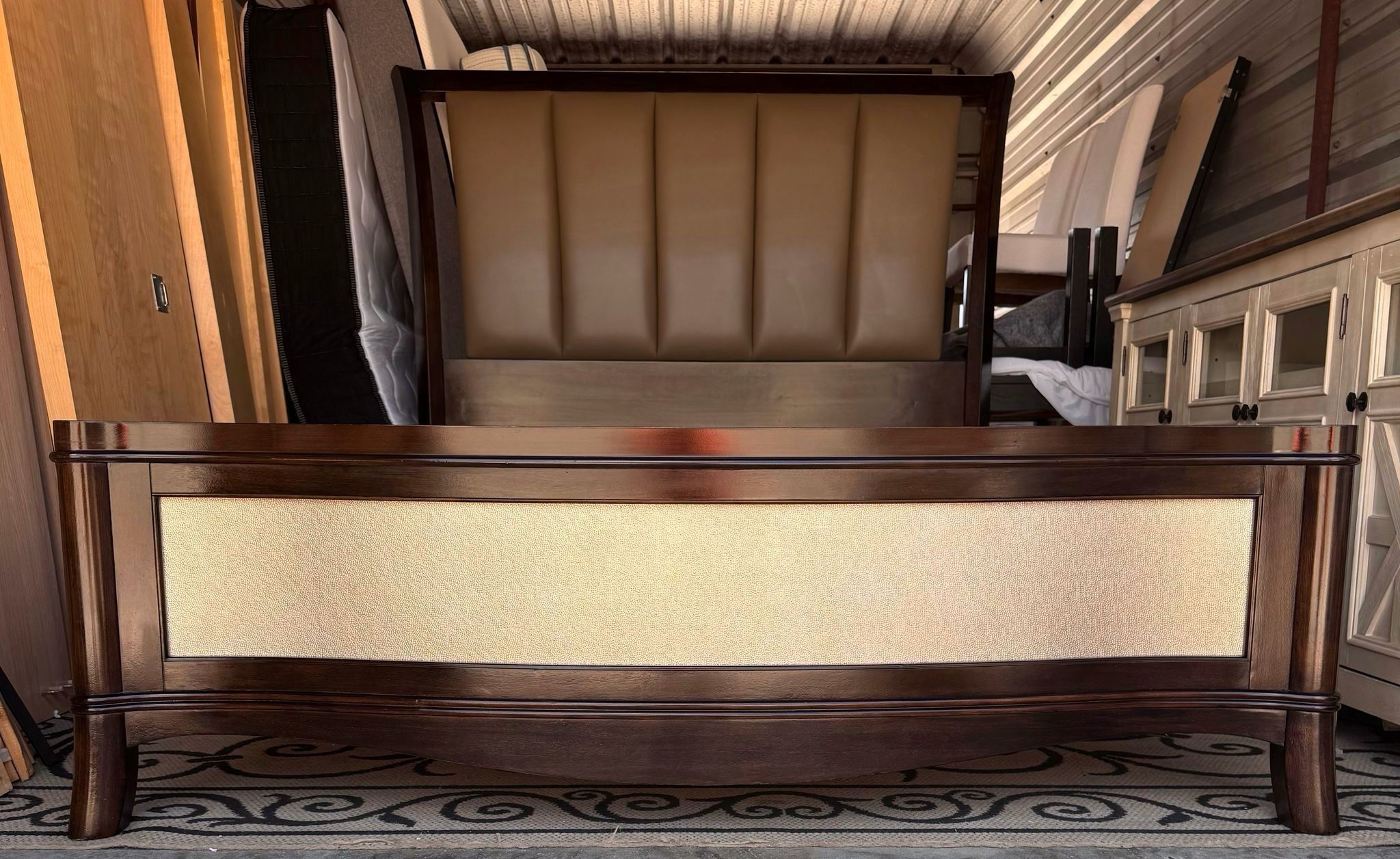 Queen Sleigh Bed Frame
