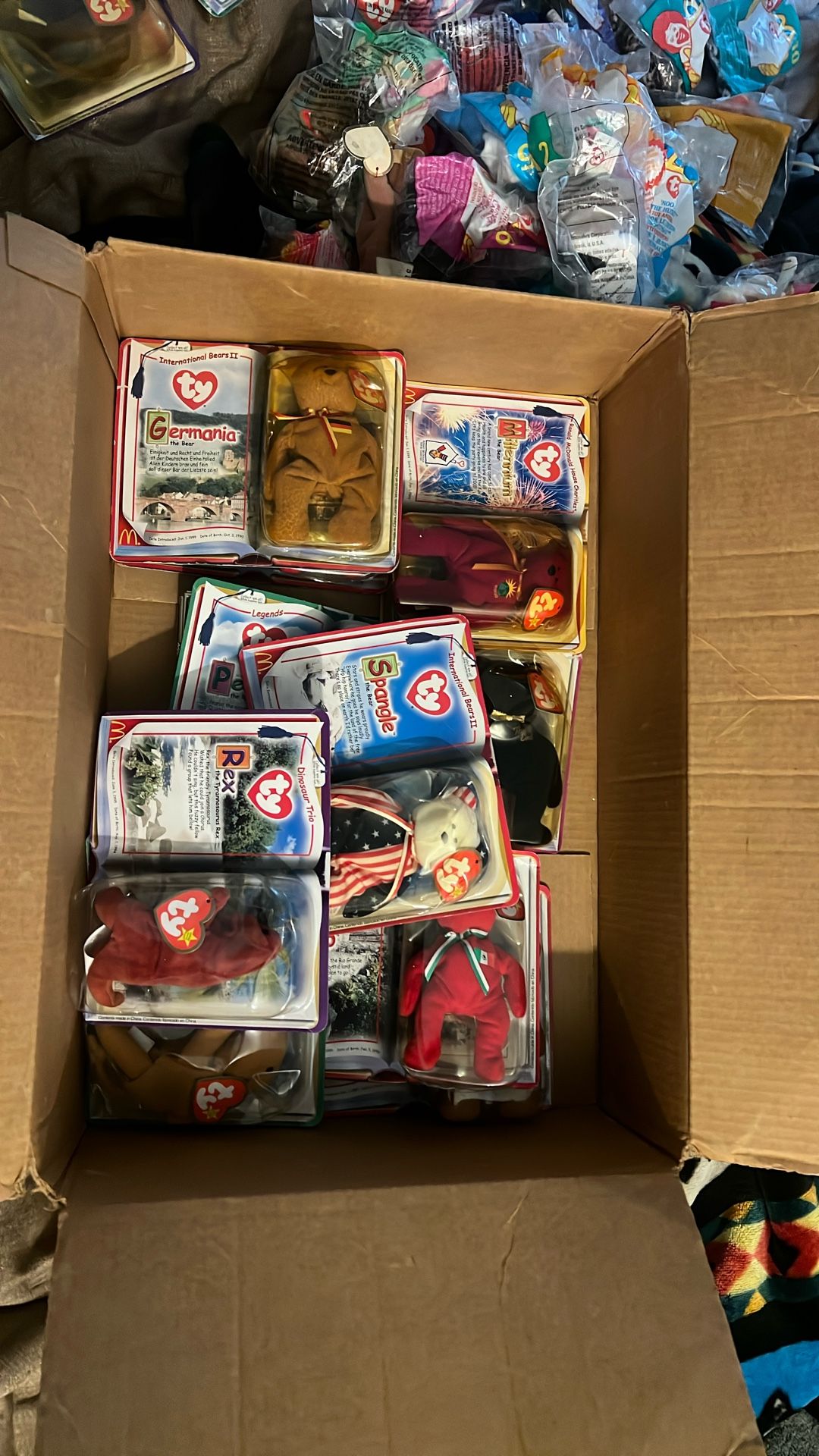Collectible beanie baby collection