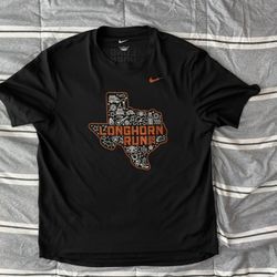University of Texas Longhorn Run 2024 Nike Dri-Fit Men’s Shirt (Size L)