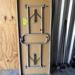 6ft X 2.5ft Hard Wood Folding Table 