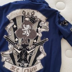 💲✔️💰 COLORFUL RHINESTONE GANGSTER HOODIE 💲✔️👍❌️