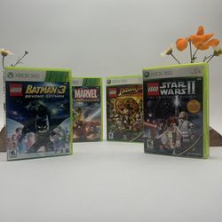 Xbox 360 4 Lego Game Bundle 