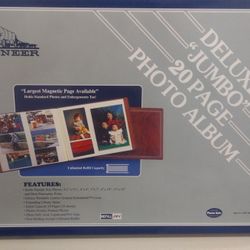 Pioneer Deluxe Jumbo 20 Page Pocketless Photo Albumri
