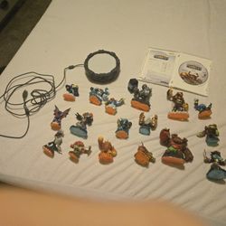 Set Of 17 Wii Skylanders With Portal And Game Disk