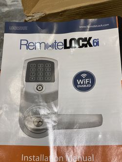 Remote Lock Wifi Enabled