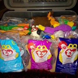 17 TY TOY ANIMALS 13 IN BAGS UNOPENED