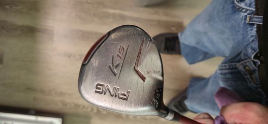 Ping K15 Reg Flex TFC 149 3 16° and 5 19° Woods Golf Clubs used played with