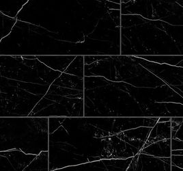 Corso Italia Impero Black Matte 12 in. x 24 in. Marble Look Porcelain Floor and Wall Tile