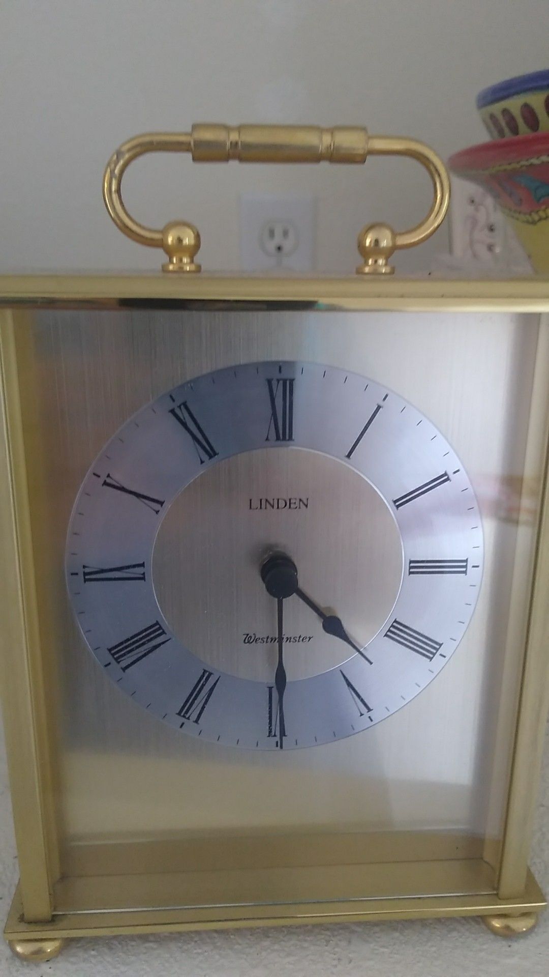 Linden clock with alarm. Westminster