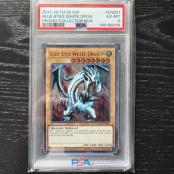YuGiOh Blue Eyes White Dragon PSA 6
