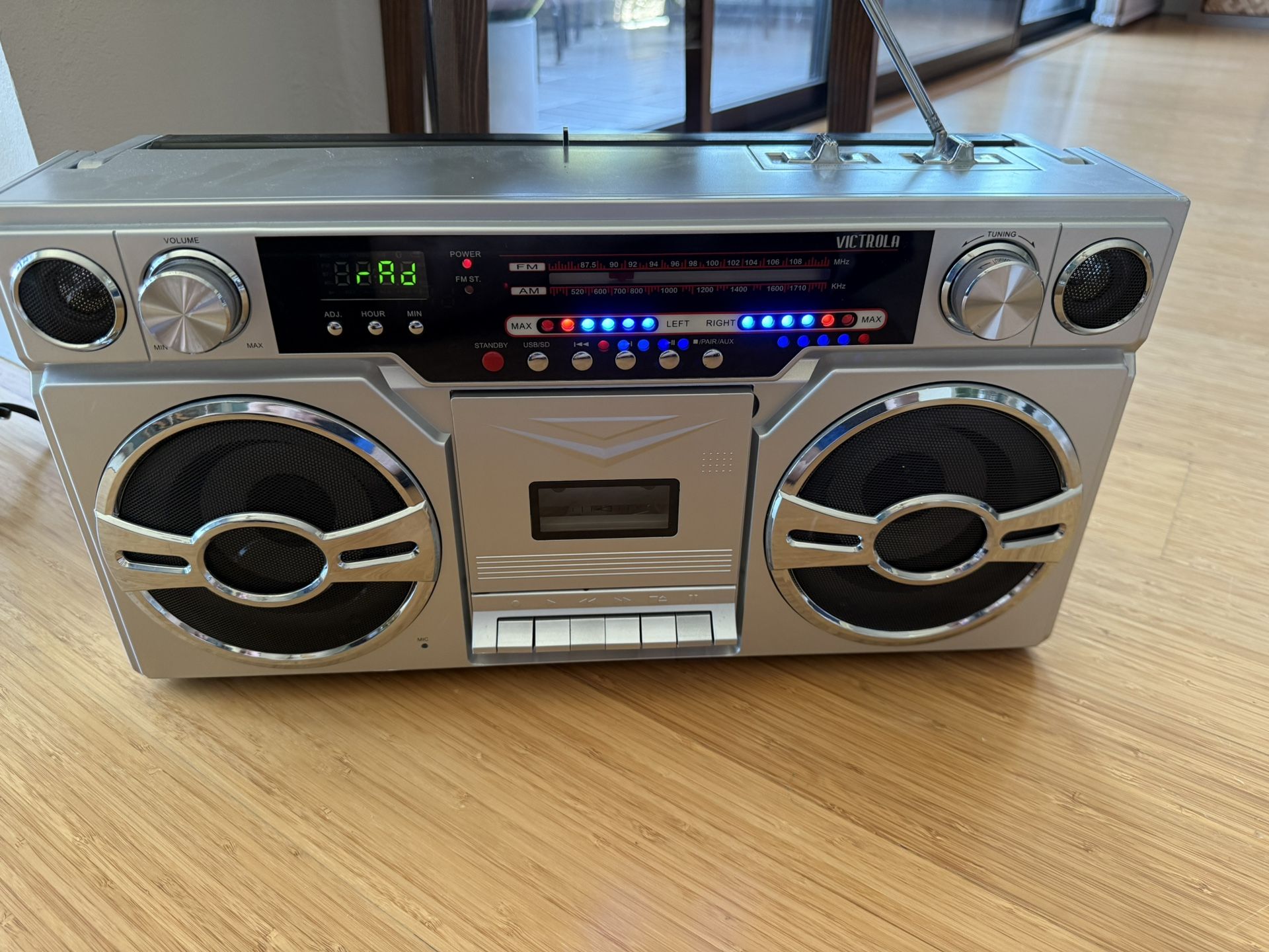 Victrola 1980s Inspired Retro Bluetooth Boombox