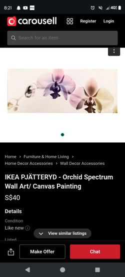 X large huge living room size wall decor orchids purple wall art.