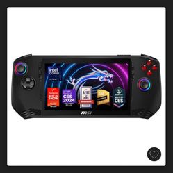 MSI Claw 7" 120Hz Gaming Handheld - Intel Core Ultra 5 16GB LPDDR5 512GB SSD Black (2024)