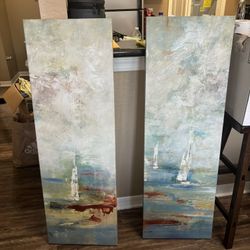 Three Canvas Based Paintings
