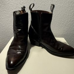 Burgundy Boots Size 10 Men’s