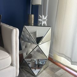 Mirror Side Tables 