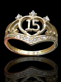 ANILLO CORONA ORO 14K