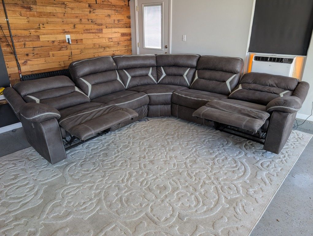 Ashley Kincord Power Reclining Sectional – $1100 (Free Delivery)