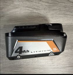 Ridgid 18v 4ah lithium battery
