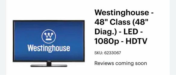 Tv 48” HDTV brand new never opened