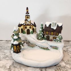 Goebel Hummel "Home For The Holidays" Lighted Musical Christmas Village Figurine