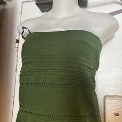 Torn by Ronny Kobo dress suit skirt maxi bodycon bottom knit embroidered design