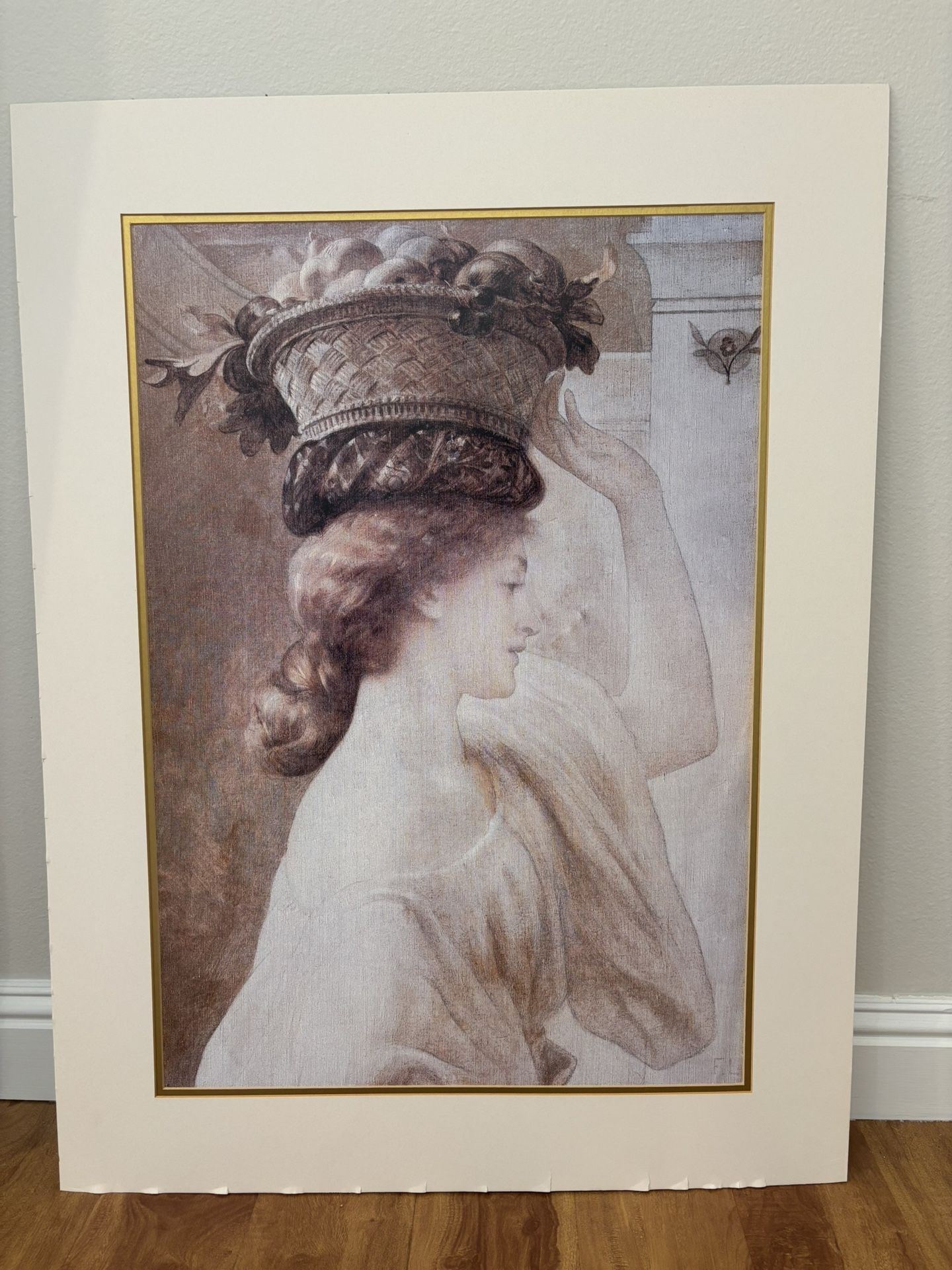 Art Print On Board With Matte