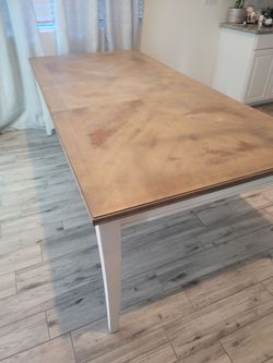Kitchen table with leaf.