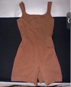 Women’s brown romper size L from amazon