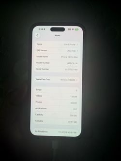 Apple iPhone 14 Pro Max 256GB Unlocked