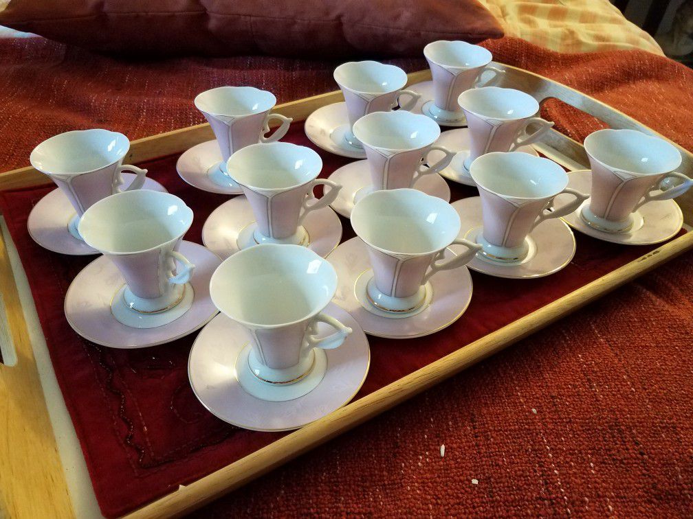 Classic Coffee cups and saucers