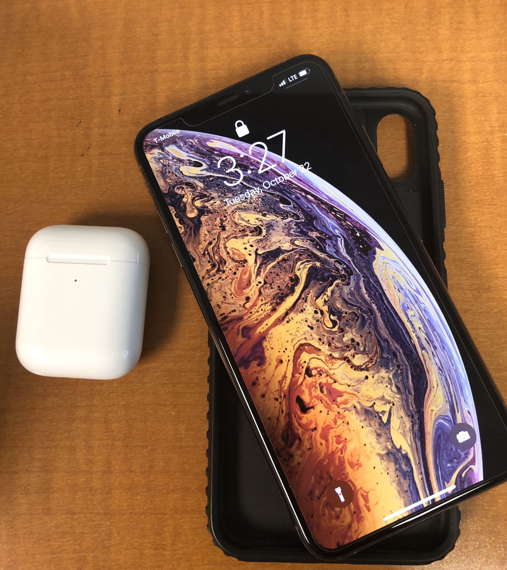 iPhone X MAX 64 GB (T-Mobile) AirPods 2