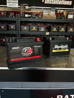 Car batteries