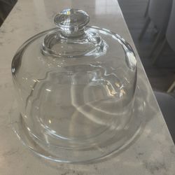 Covered cheese dish or for decorations.  8 inches wide and 6 inches tall. From pet free and smoke free home. Venmo or cash only. No holds.