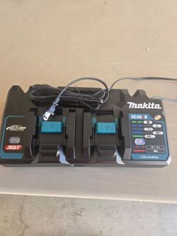 Battery Charger, Makita 40v Dual