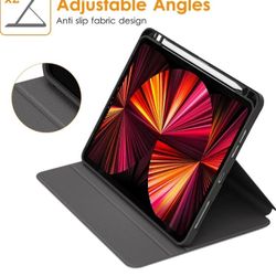 DTTO Case for iPad Pro 11 inch 2nd/3rd Generation 2021/2020/2018 -[Auto Wake/Sleep+Full Body Protection+Apple Pencil Charging], Soft TPU Back Cover