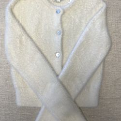 Brand New Vince Women Eyelash Fuzzy Knit Cardigan XS
