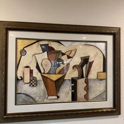 Wall Art from A Collection of Postwar European Abstractions- 59” x 45”