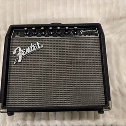 Fender Amp with Reverb Pedal 