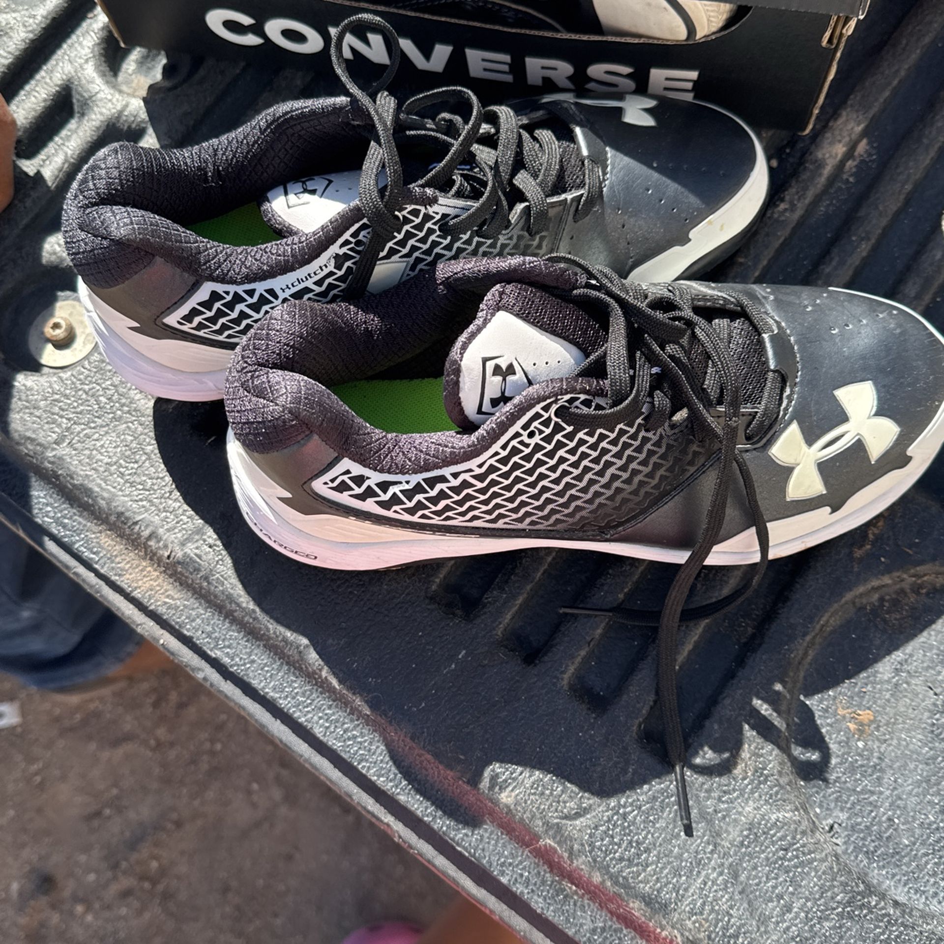 baseball glove/ cleats